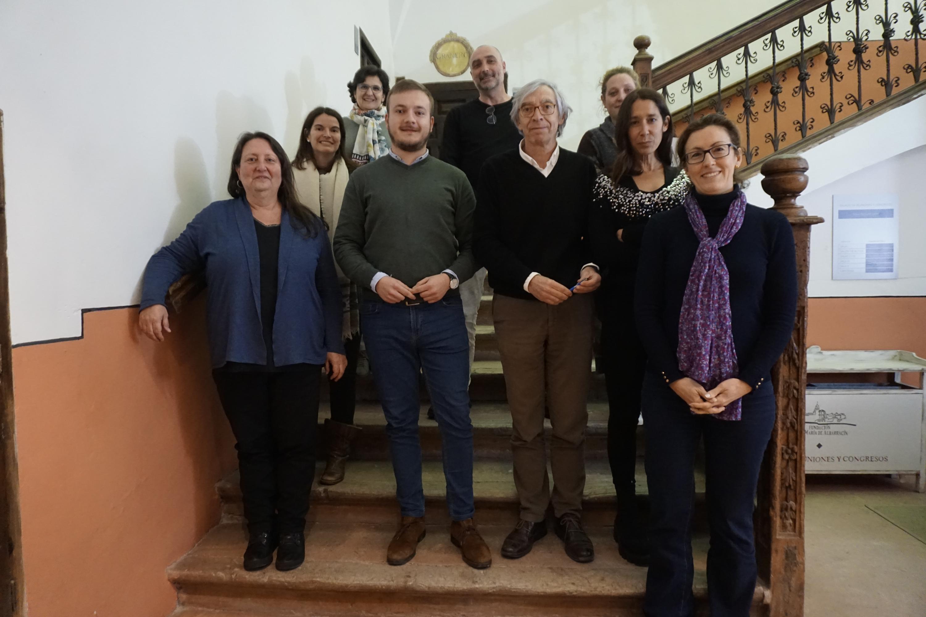 Sesión de trabajo con el alcalde de Albarracín y la Fundación Santa María de Albarracín